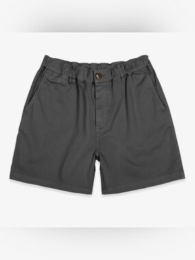 Cove Men's Flat Front Charcoal Shorts 15 inch